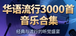 华语流行3000首音乐合集 无损音乐 wav [281.3G]